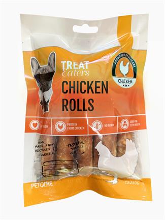 TREATEATERS CHICKEN ROLLS 250g