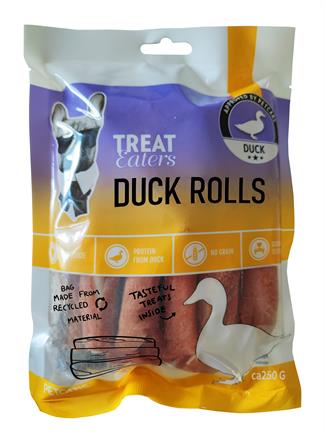 TREATEATERS DUCK ROLLS 250g