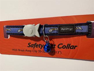 Red Dingo Kattehalsbånd BLÅ M/FISK